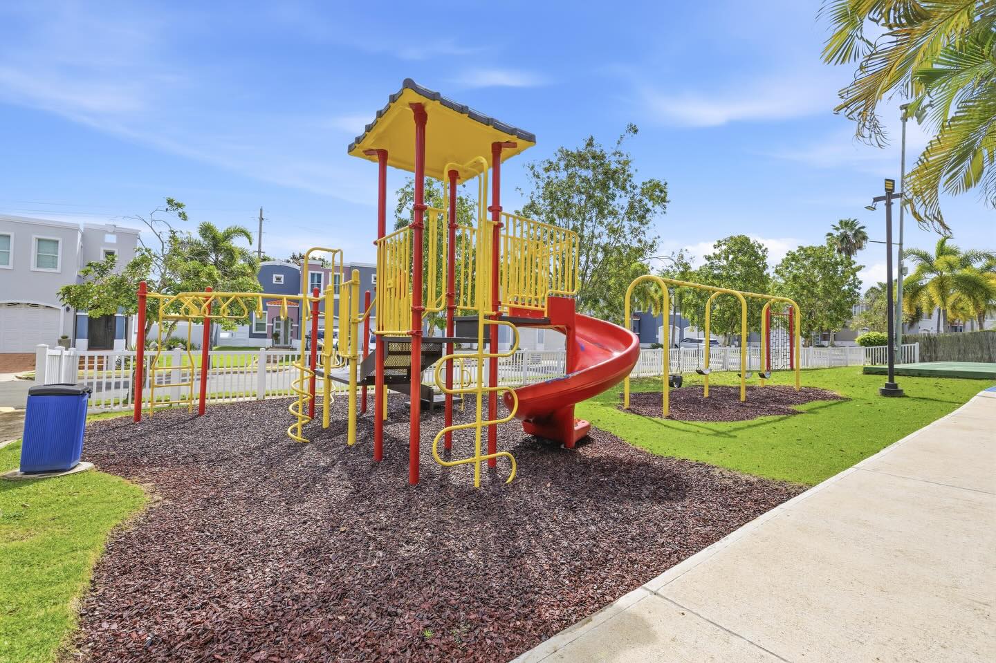 Community playground inside the gated neighborhood